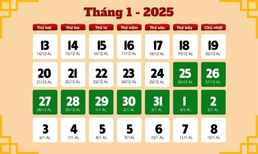 Lịch nghỉ Tết Bách Hóa Xanh 2024: Những điều cần biết