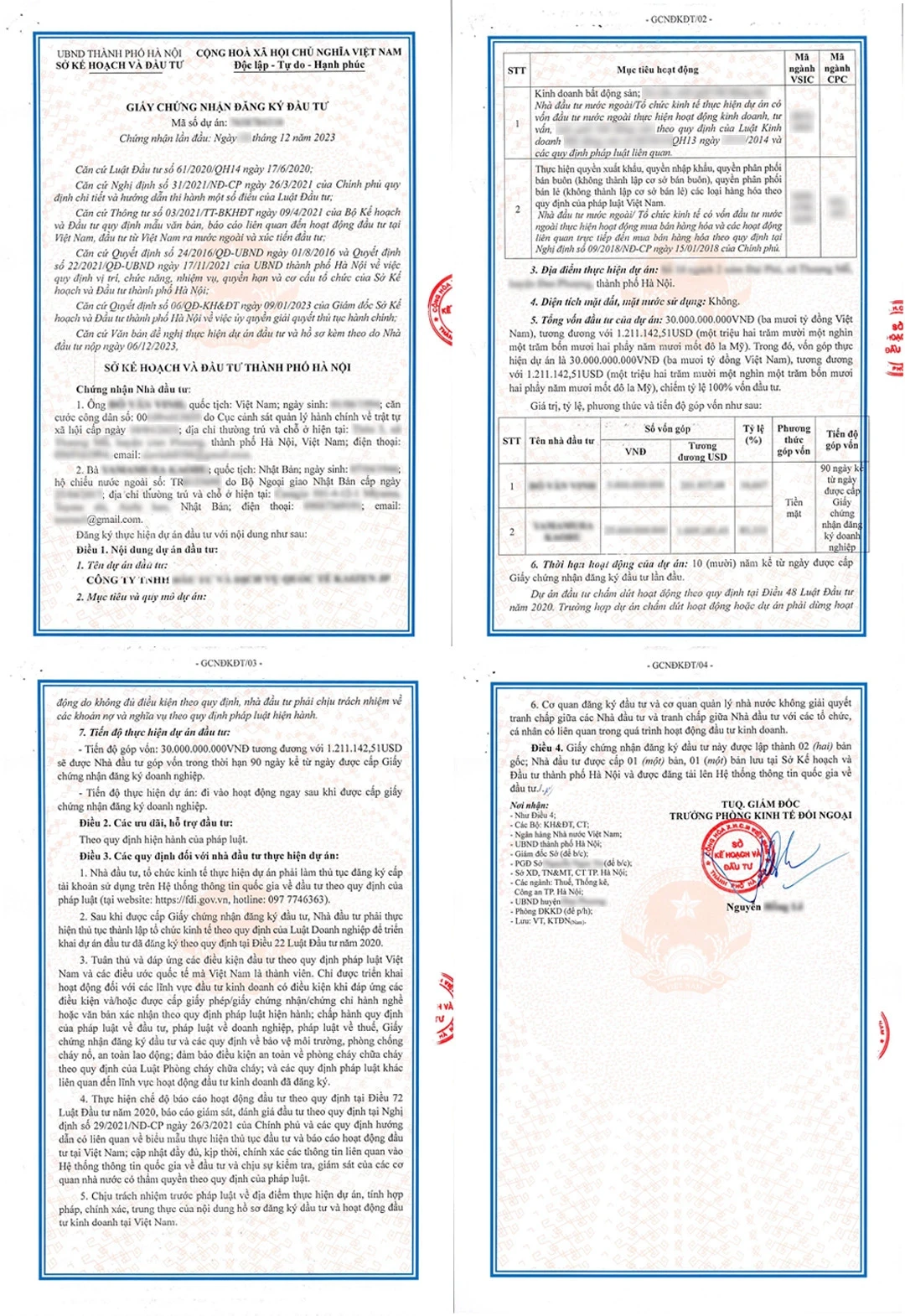 Hướng dẫn hiểu về giấy chứng nhận đầu tư đầy đủ