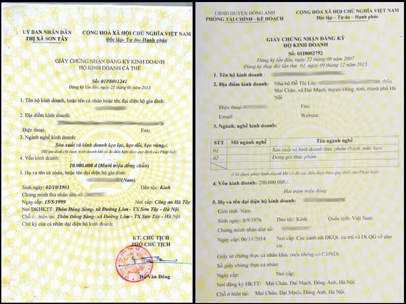 Giấy phép kinh doanh hộ gia đình và những điều cần biết