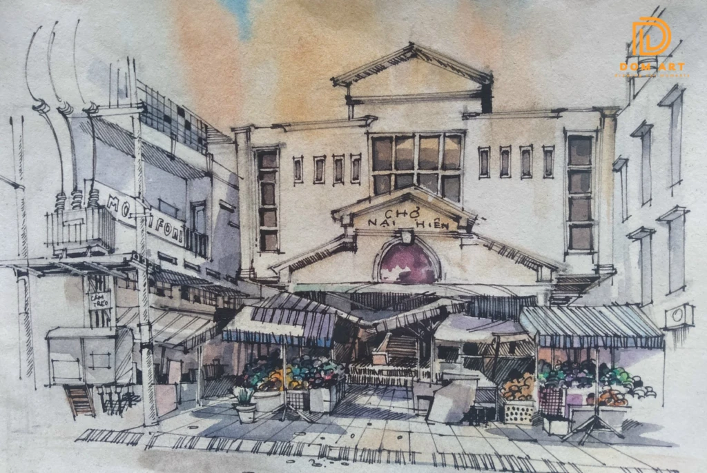 Khám Phá Nghệ Thuật Tranh Ký Họa Đặc Sắc