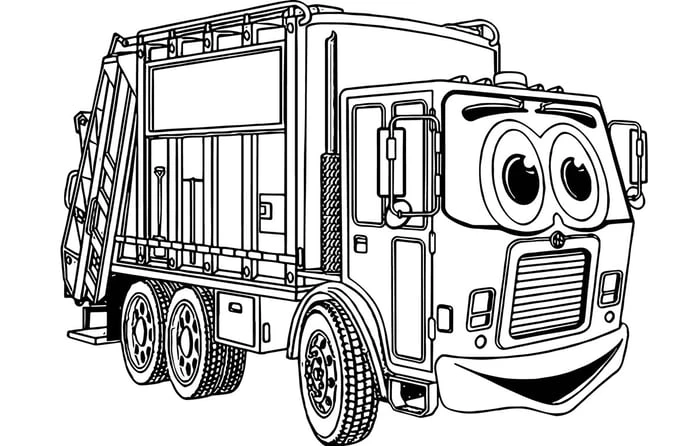 Tô màu tranh xe cứu hỏa