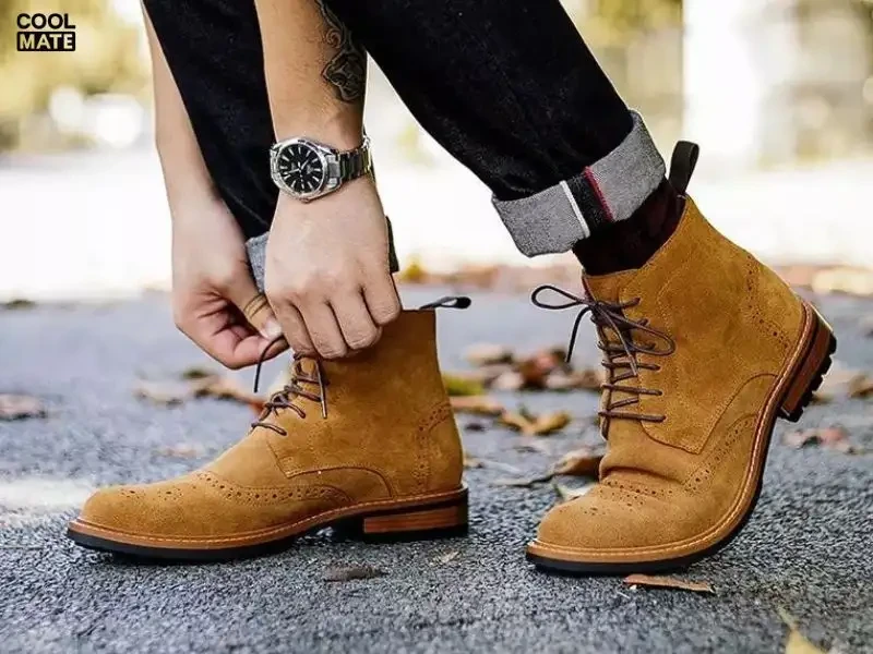 Giày cổ cao nam: Biểu tượng thời trang không thể thiếu