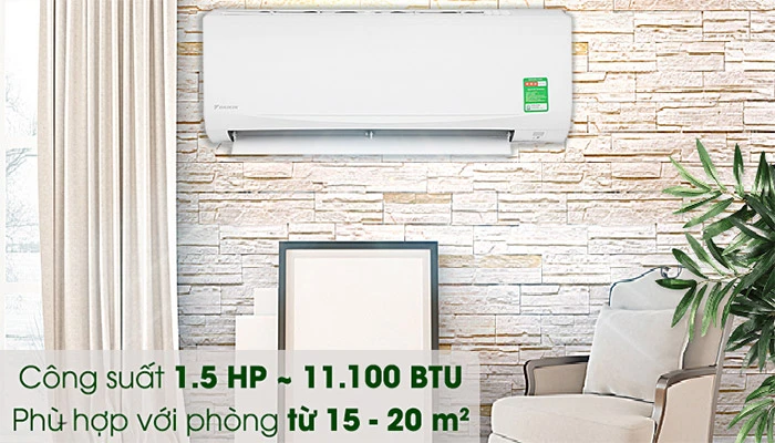 Điều hòa Daikin 12000 BTU 1 chiều cho không gian hoàn hảo