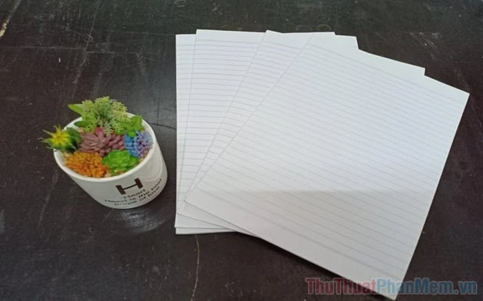 Hướng dẫn download giấy A4 kẻ ngang file Word