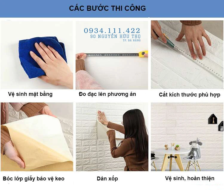 Xốp dán tường rẻ nhất