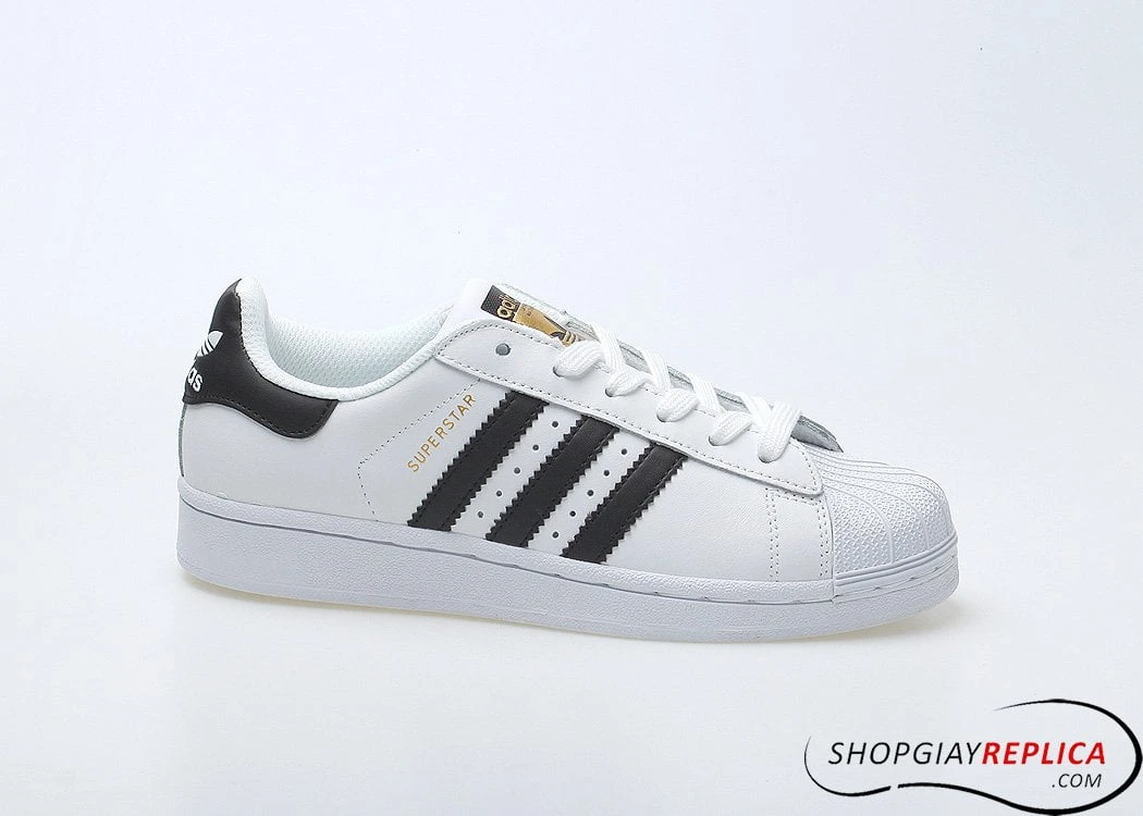 Giày Adidas Superstar trắng sọc đen Rep 1:1