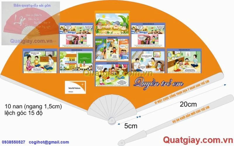 Hướng dẫn cách làm quạt giấy