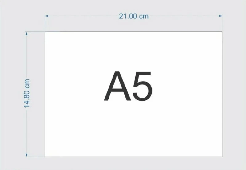 Giấy A5 bao nhiêu cm và ứng dụng của nó