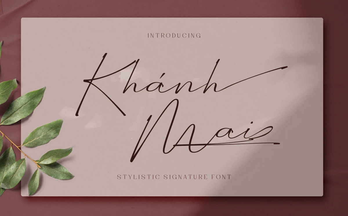 Tải Xuống 15 Font Chữ Ký Đẹp và Việt Hóa Mới Nhất 2024