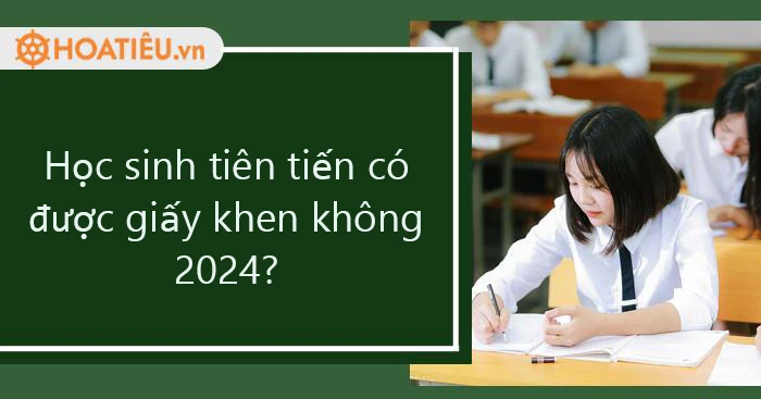 Giấy khen cho học sinh đạt 8 điểm có được không?