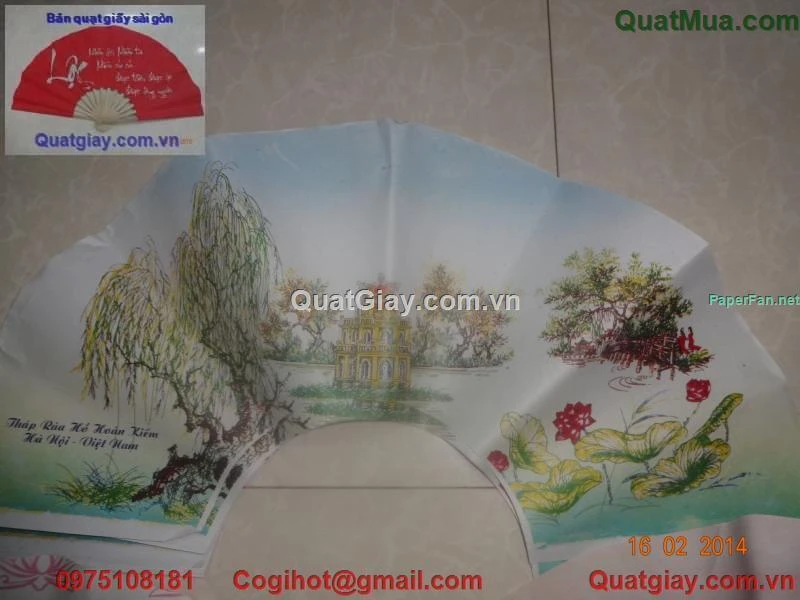 Hướng dẫn cách làm quạt giấy