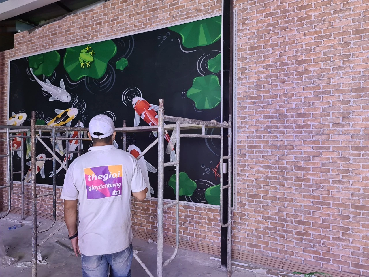 Quy trình thi công giấy dán tường đơn giản nhất