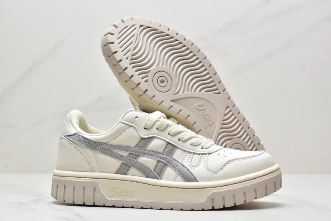 Asics Court MZ Beige White Grey