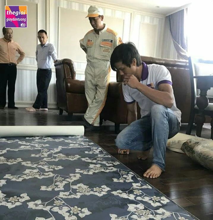 Quy trình thi công giấy dán tường đơn giản nhất