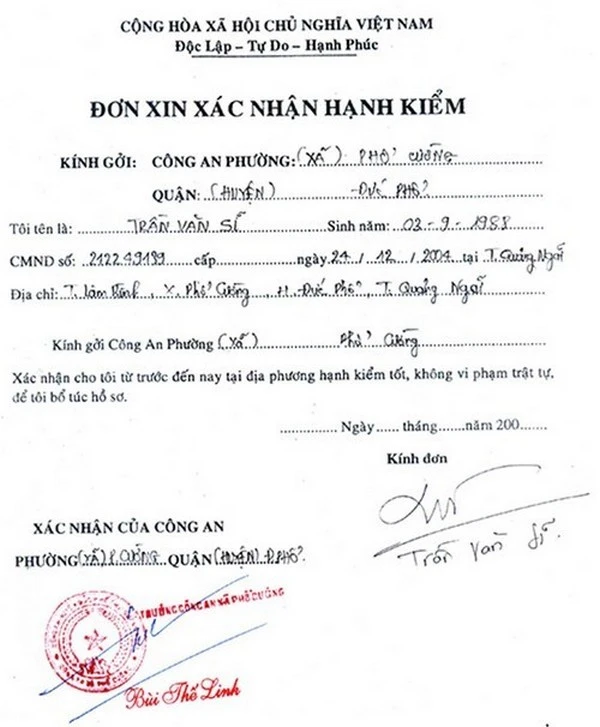 Làm Giấy Xác Nhận Hạnh Kiểm Mới Nhất Hiện Nay