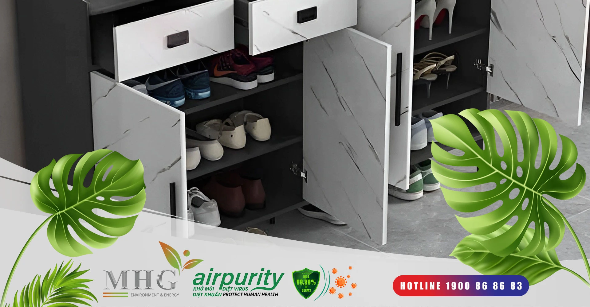 Giải Pháp Hiệu Quả Với Miếng Dán Khử Mùi Tủ Giày