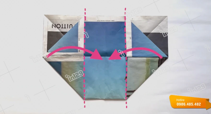 Hướng dẫn 3 cách gấp hộp giấy đựng rác ai cũng có thể làm