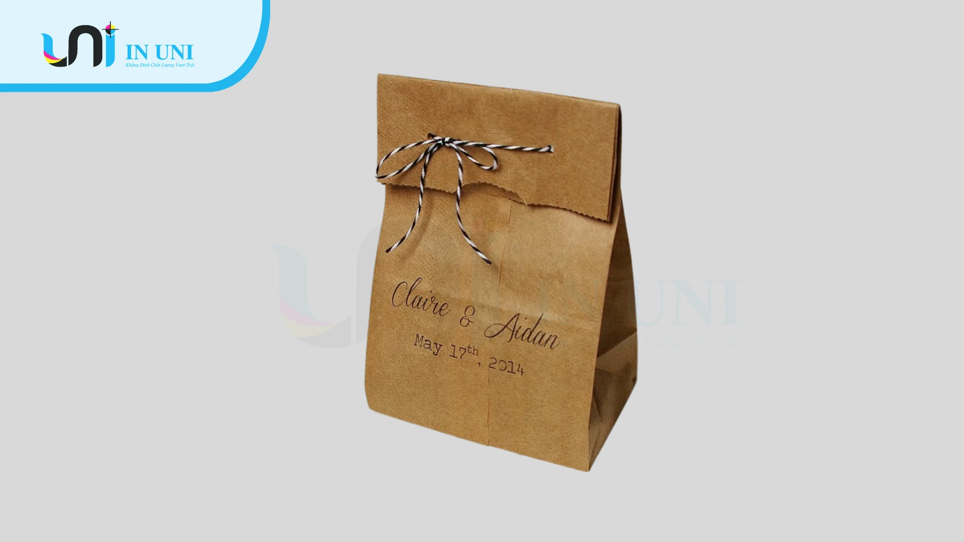 Trang trí túi giấy bảo vệ môi trường hiệu quả