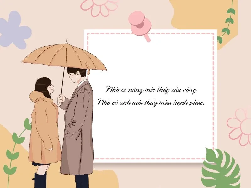 Thơ tình yêu ngọt ngào gửi đến người yêu thương