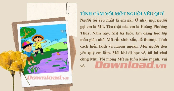 Tình cảm dành cho người bạn thân yêu quý