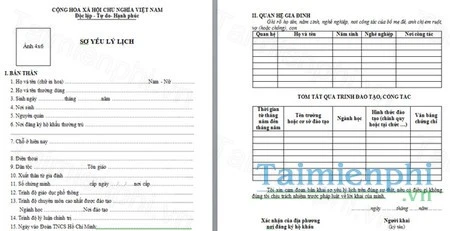 Tìm Hiểu Về File Sơ Yếu Lý Lịch Hiệu Quả